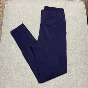 Zyia Navy Brilliant Hi-rise Leggings